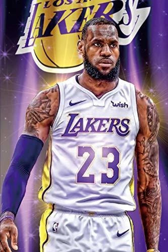 Pósteres - Lebron James Canvas Wall Art, La Lakers Poster Wa