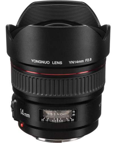 Yongnuo Yn 14mm F/2.8 Lente Para Canon Ef