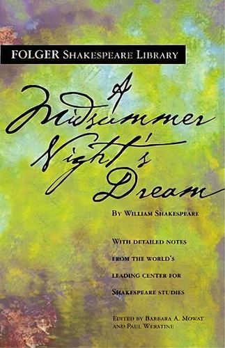 A Midsummer Night's Dream, De  William Shakespeare. Editorial Washington Square Press Inc.,n.y. En Inglés