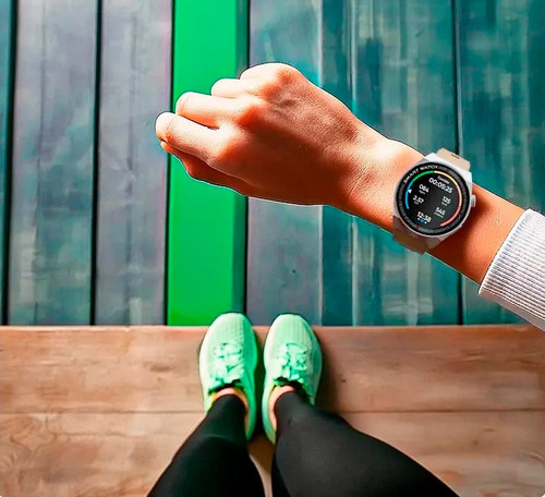 Relógio Smartwatch Touch 1,28 Ip67 Gt Classic Bege Goldentec
