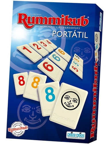 Rummikub Portátil: Juego De Mesa Para La Familia Y Amigos