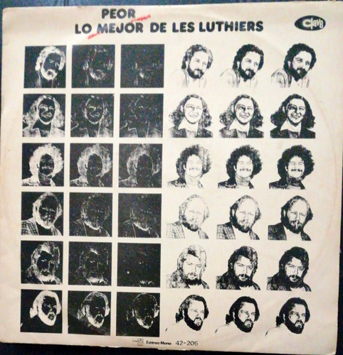 Les Luthiers, Lo Peor Mejor  Vinilo Disco 