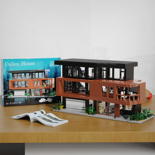 Juego De Construcción De Casa Cullen Compatible Con Bloques