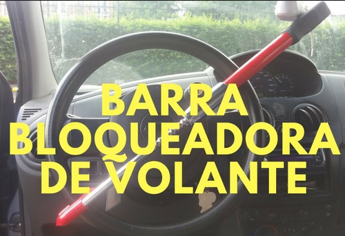 Baston Seguridad Candado Volante Antirrobo Auto Camioneta