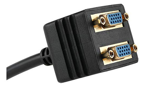 Cable Divisor Vga Mxtechnic, 1 Conector Macho A 2 Hembra, Ad