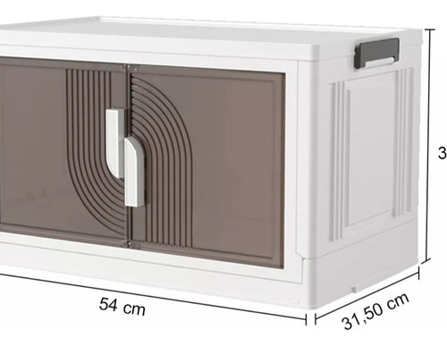 Caixa Organizadora Com Portas E Rodinhas Wt