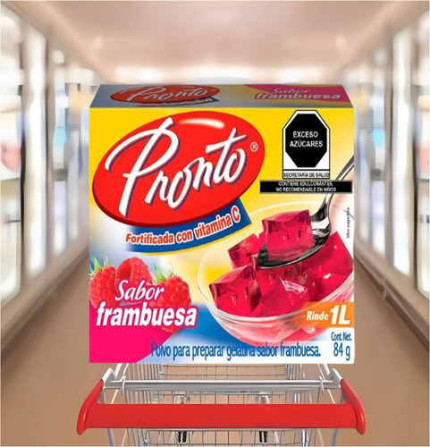 Pronto 3 Gelatinas De Agua Varios Sabores Con Vitamina C Wow
