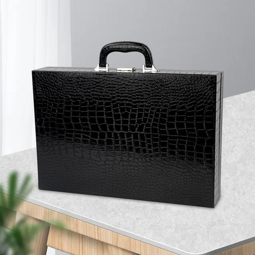 Caja De Reloj Portátil Grande De 36 Ranuras Para Hombres,