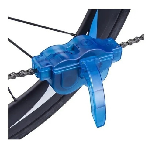 Imagen 2 de 10 de Kit Limpiador Cadena Bici + Cepillos Y Reservor - Full Salas
