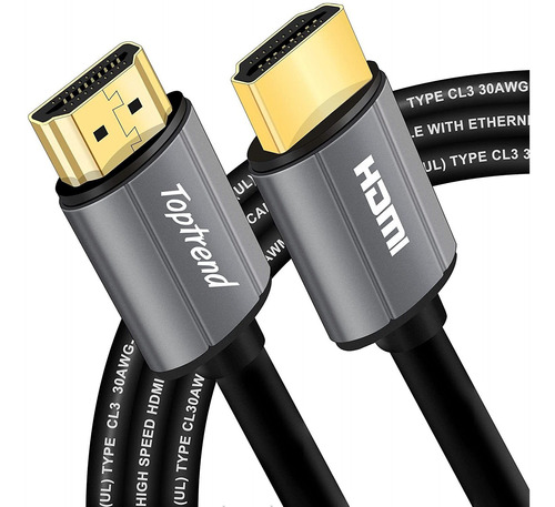 Cable Hdmi 2.0 1080p De Alta Velocidad 18gbps (3,5mt )