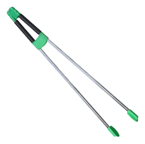 Pinzas Recogedoras De Basura Plegables - Acero Inoxidable, Mango Largo, Para Recoger Residuos, Hojas Y Objetos Sin Agacharse
