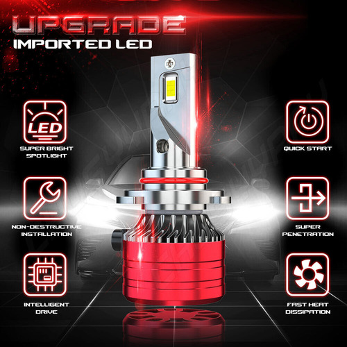 Kit De Faros Led 9005 Haz Alto/bajo Canbus 40000lm 110 W