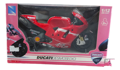 Moto Ducati Esc. 1/12 - Newray (casey Stoner N° 27 2009)