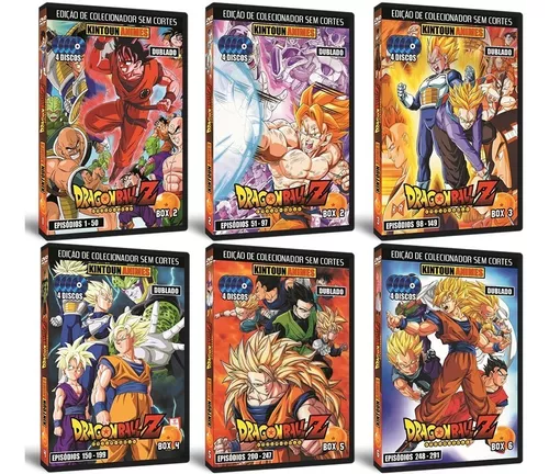 Dragon Ball Z Saga De Cell Completa Em 6 Dvds