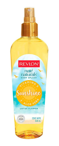 Loción Revlon Sunshine Naté Nat Body Vit E Aloe Vera Perfume