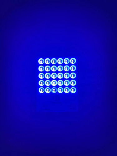 Kit 10 Refletor Uv 50w Led Ultra Violeta Luz Negra Balada Dj Carcaça Preto 110v/220v