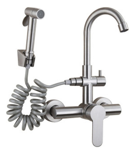 , Grifo Monomando For Fregadero De Cocina De Acero