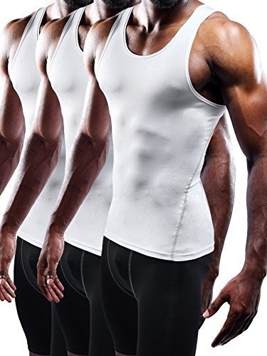 Neleus Mens 3 Pack Athletic Compression Under Layer Capa Spo