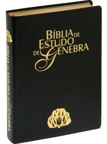 Bíblia De Estudo Genebra Grande Luxo Preta Frete Grátis