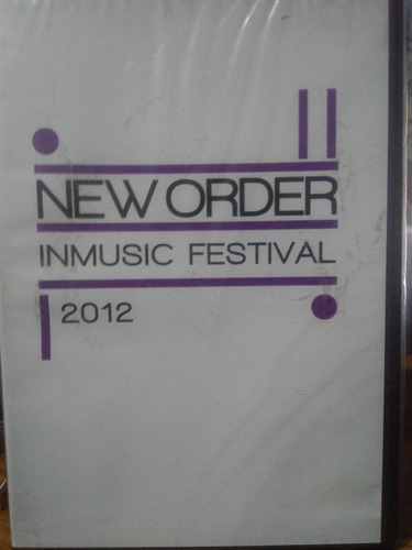 New Order, Inmusic Festival 2012, Dvd Sellado