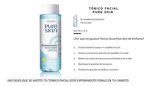 Imagen 3 de 7 de Tónico Facial Purifica|tonifica|reduce La Aparición De Grasa