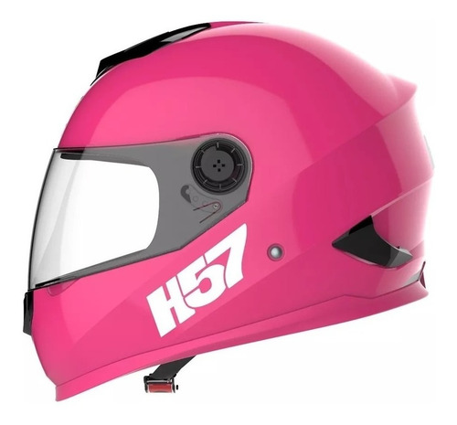 Imagen 2 de 3 de Casco para moto integral Halcon H57 rosa talle M