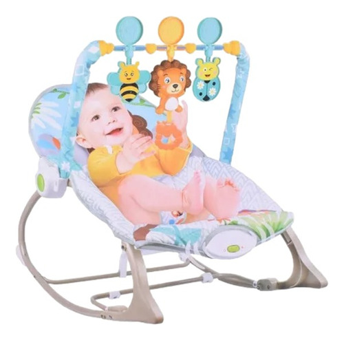 Silla Mecedora Rocker Bebe Con Música Y Vibración 18 Kg