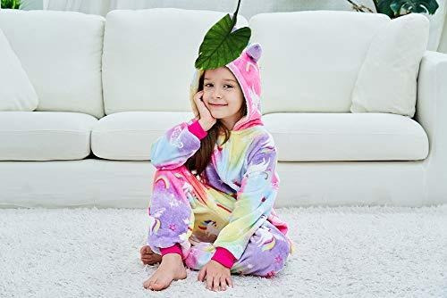 Ropa Ropa unisex para niños Disfraces Disfraz de pijama de unicornio púrpura para niños 