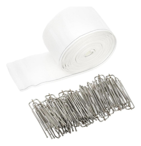 Y 10.9 Yard Curtain Tieback Tape With 30 Hooks