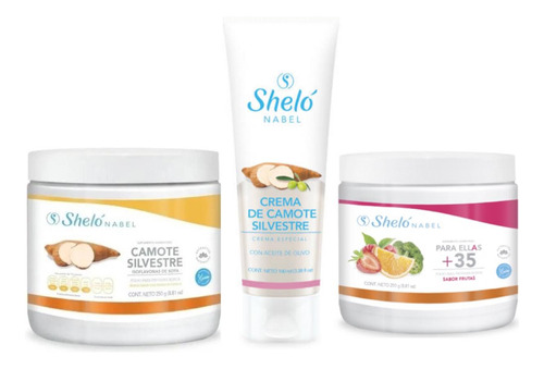 Kit Para Menopausia, Camote Silvestre + Para Ellas +35 Sheló