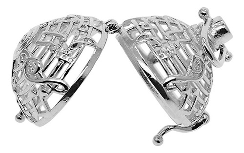 Pearl Bead Cage Colgante Nota Musical