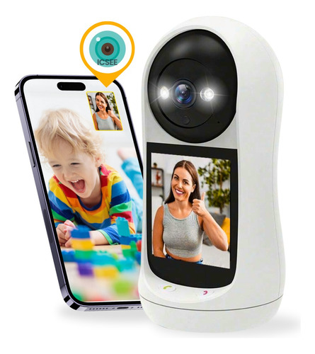 Babá Eletrônica Com Video Chamada App Icsee Wifi Microfone