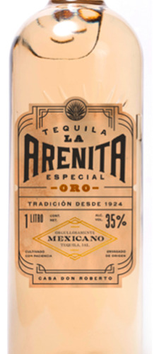 Pack De 2 Tequila La Arenita Especial Oro 1 L