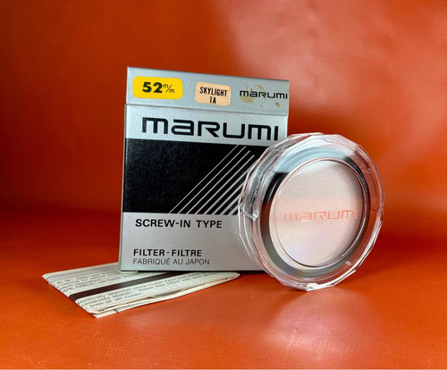 Filtro Skylight 1a | Marumi | 52 Mm | Japonés | Vintage (Usado)