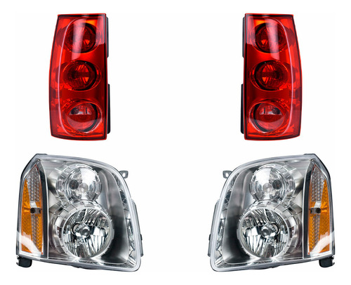 Set Calaveras + Faros Depo Gmc Yukon 2007-2014