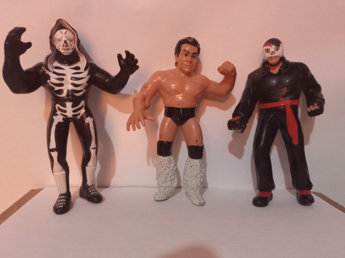 Luchadores Marca Kelian Lote De 3 Figuras 90s