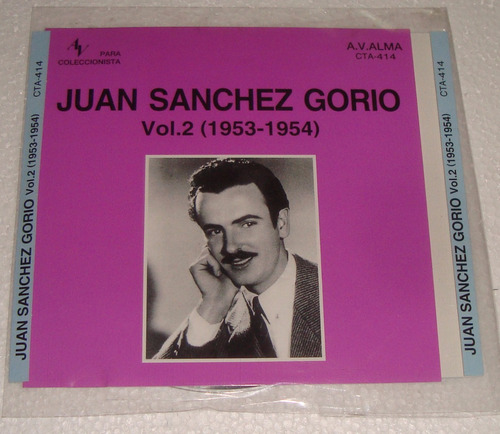 Juan Sanchez Gorio Vol.2 1953-1954 Cd / Kktus