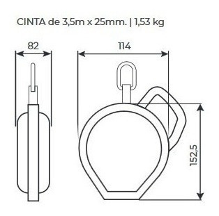 Imagen 2 de 5 de Freno Anticaídas Retráctil Iram 3605
