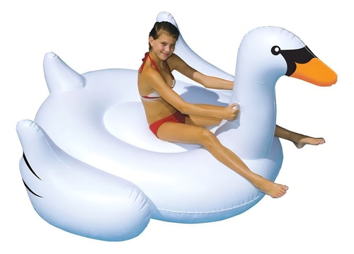 Cisne Flotador Alberca Mar Gigante 1.93 Metros Playa Piscina