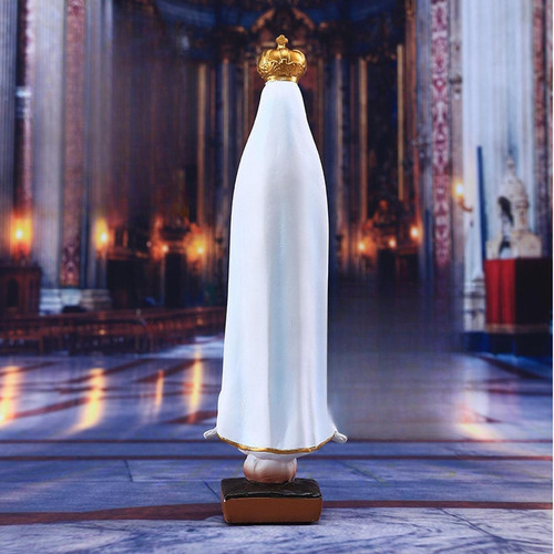 Estatua Católica Resina Figurina Recolección Virgen Virgen