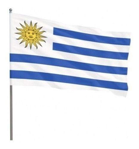Bandera De Uruguay 30 X 45 Cm Banderin