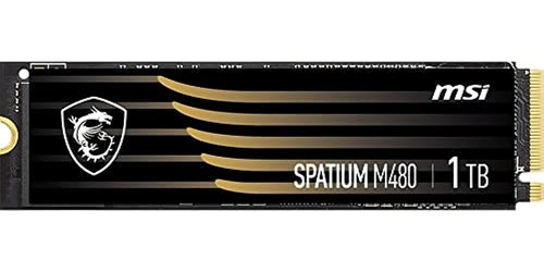 Msi Spatium M480 Pcie 4.0 Nvme M.2 1tb Ssd Interno Pcie Gen4