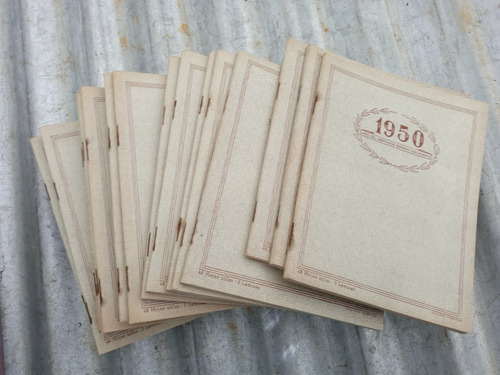15 Cuadernos Escolares 1950 Año Del Libertador De 48 Hojas