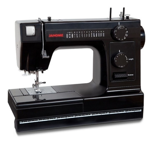 Imagen 2 de 5 de Máquina de coser recta Janome Black Edition HD-1000 portable negra 110V - 120V