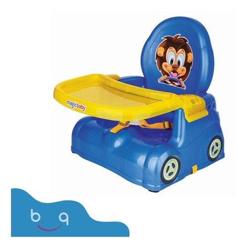 Imagem 5 de 6 de Cadeira Refeição Portátil Papinha Azul/rosa Magic Toys