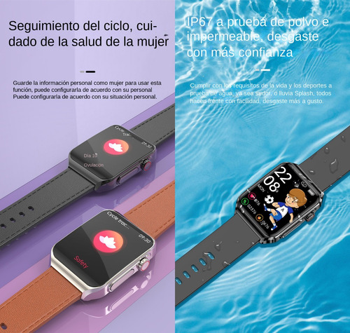 Reloj Inteligente Blood Sugar Con Nfc (responder/llamar)