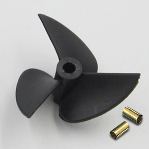3 Hélices De Barco Rc De 40 Mm X 55 Mm 40 Mm X 55 Mm Negro