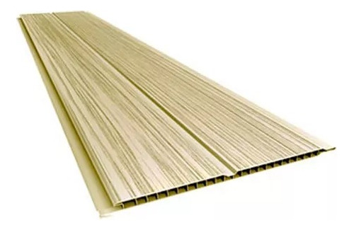Cielorraso Pvc Color Imitación Madera Biege Revestimiento