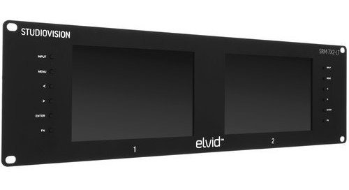Studiovision Dual 7 Rackmount Video Monitor Lcd