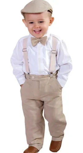 Conjunto Ni o Elegante 3 Piezas Paje Boda Bautizo Cuotas sin inter s